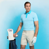 G/Vorderfutterstreifen Fine Tech Trikot Golf Polo -Hemd - Venezianer