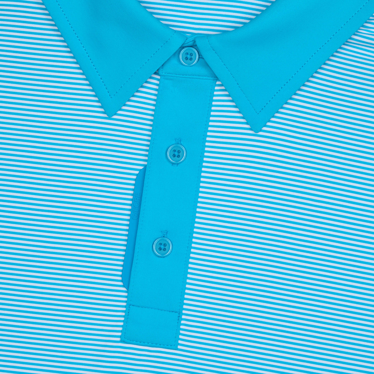 G/Vorderfutterstreifen Fine Tech Trikot Golf Polo -Hemd - Venezianer