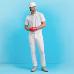 G/Vornikon -Tech -Jersey Golf Polo -Hemd - Schnee