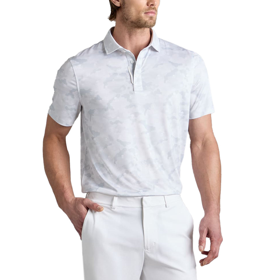 G/Vornikon -Tech -Jersey Golf Polo -Hemd - Schnee