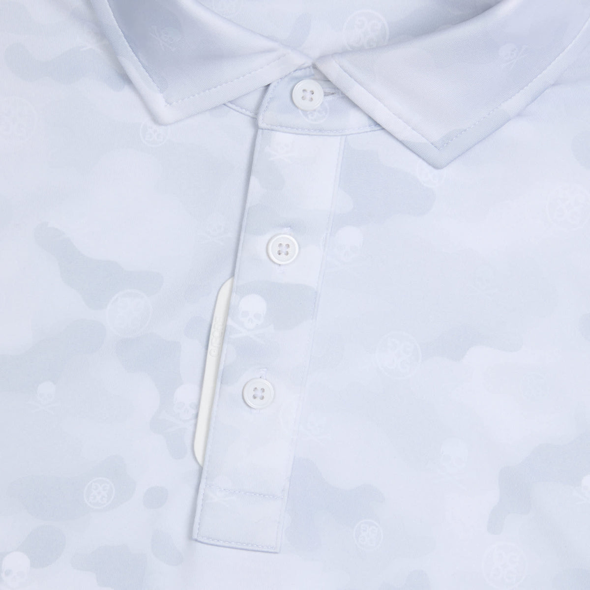 G/Vornikon -Tech -Jersey Golf Polo -Hemd - Schnee