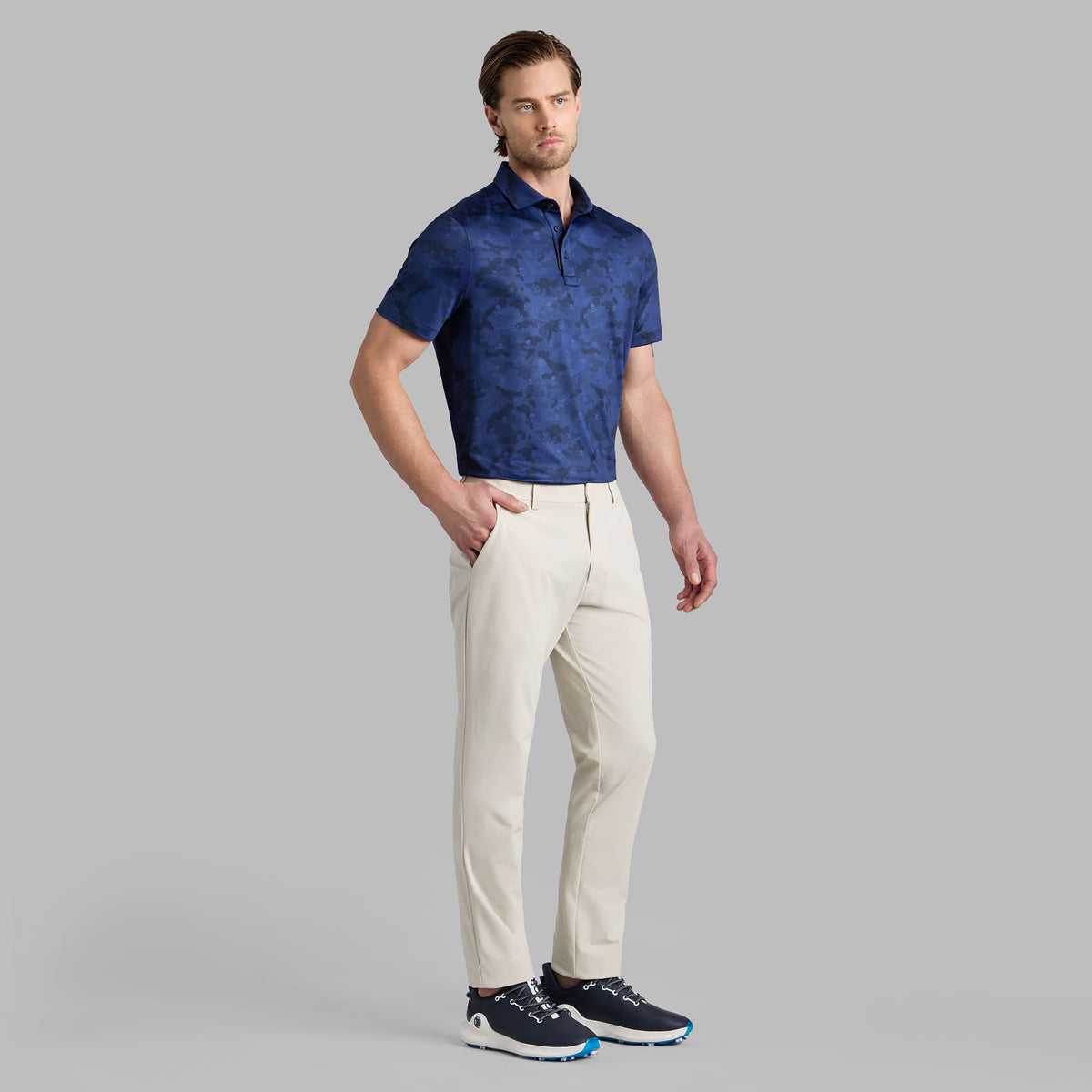 G/Vorder -Ikon -Tech -Jersey -Golfpolo -Shirt - Twilight