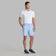 G/Vordere Melange Ice Nylon Golf Poloshirt - Schneeschmelz