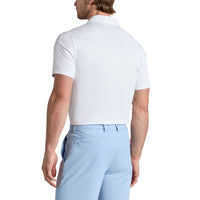 G/Vordere Melange Ice Nylon Golf Poloshirt - Schneeschmelz
