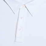 G/Vordere Melange Ice Nylon Golf Poloshirt - Schneeschmelz