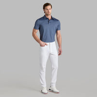 G/Vordere Melange Ice Nylon Golf Polo -Hemd - Twilight Melange