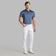 G/Vordere Melange Ice Nylon Golf Polo -Hemd - Twilight Melange