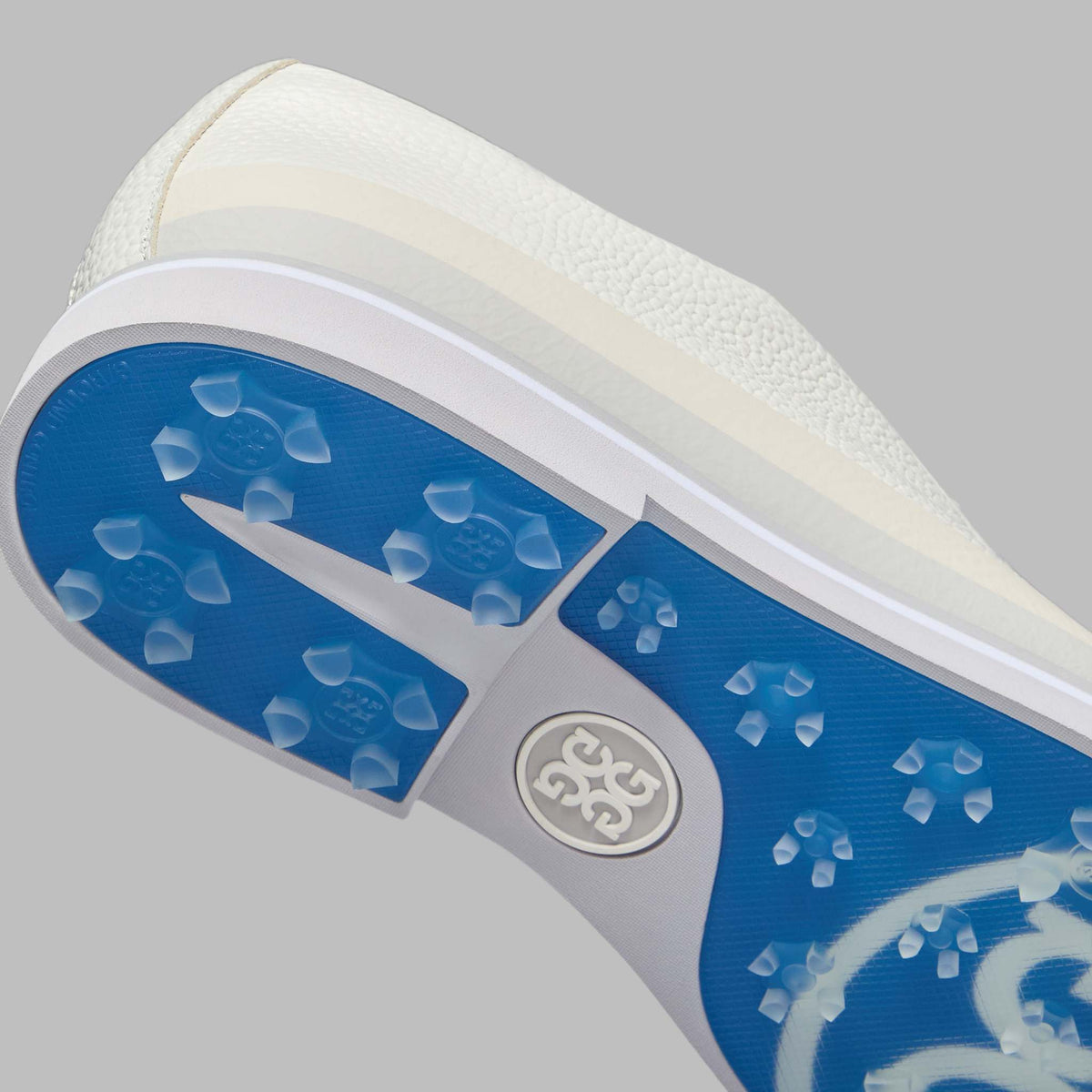 G/Voran -Tuxedo -Streifen Gallivanter Golfschuhe - Schnee/Nimbus