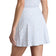 G/Vordere Frauen aye mohn Silky Tech Nylon A -Line Golf Skort - Schnee