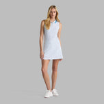 G/Vordere Frauen aye mohn Silky Tech Nylon A -Line Golf Skort - Schnee