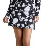 G/Vordere Frauen Blur Blural Print Tech Jersey Golf Skort - Onyx