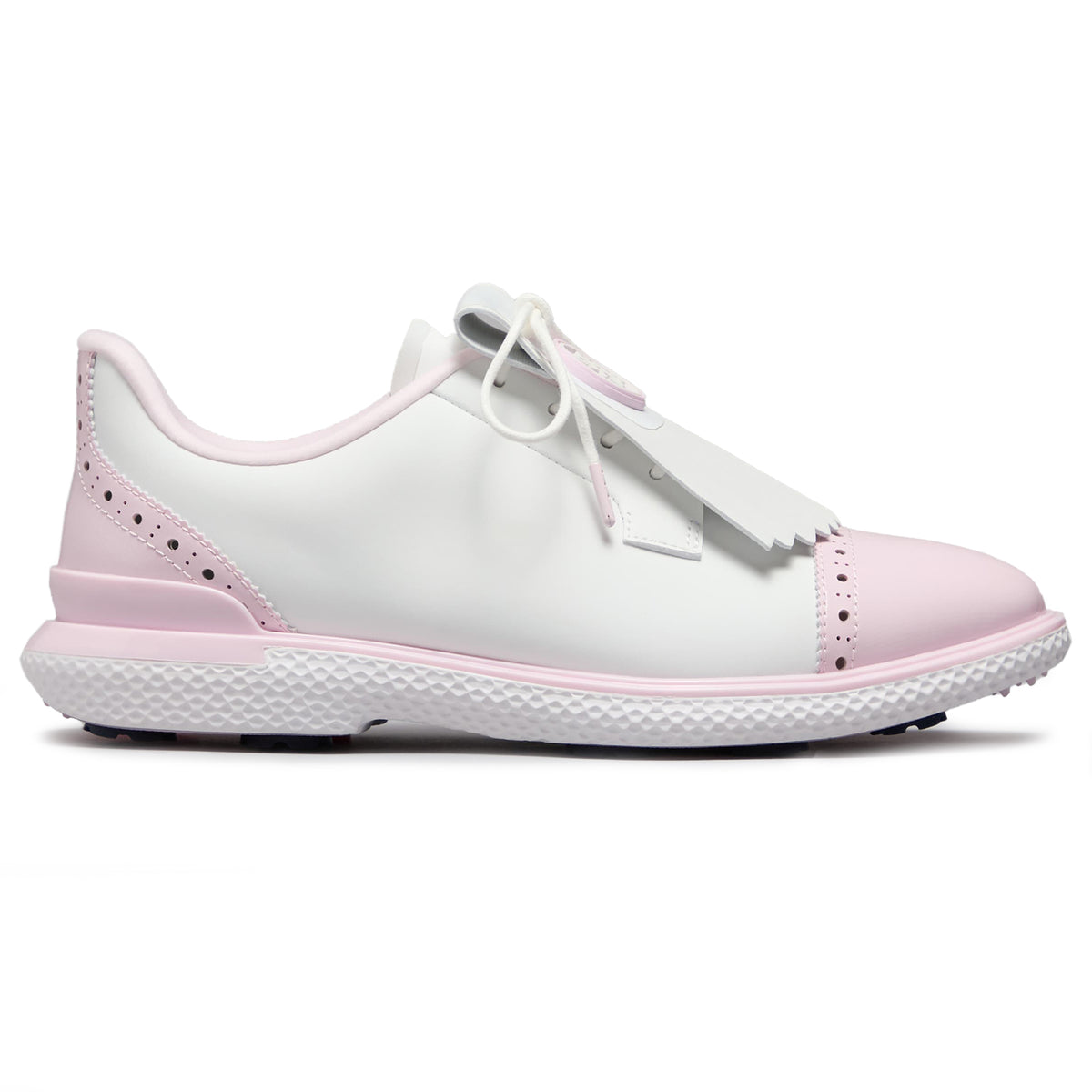G/Vordere Frauenbroge Cap Toe Kiltie Gallivan2r Golfschuhe - Schnee/Erröten
