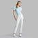 G/Vordere der karierten Kragen mit Ribbed -Tech -Golfpolo -Hemd von Frauen - Tagesanbruch