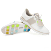 G/Vordere Gallivan2r Side Stripe Golfschuhe - Schnee/Stein