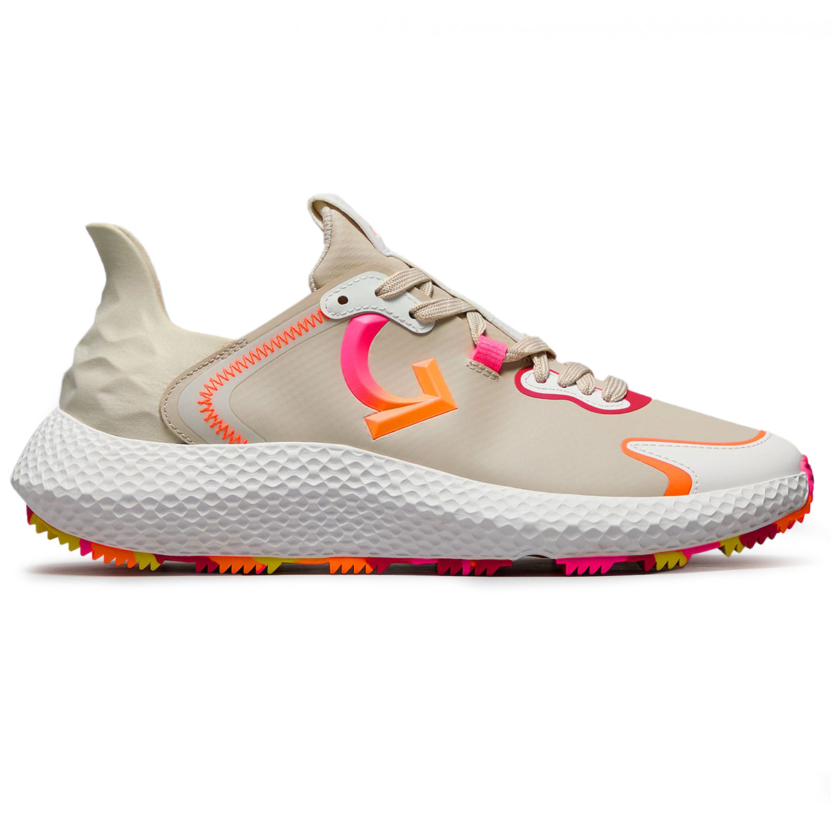 G/Vordere Frauen MG4X2 Hybrid Cross Trainer Golfschuhe - Stein/Multi