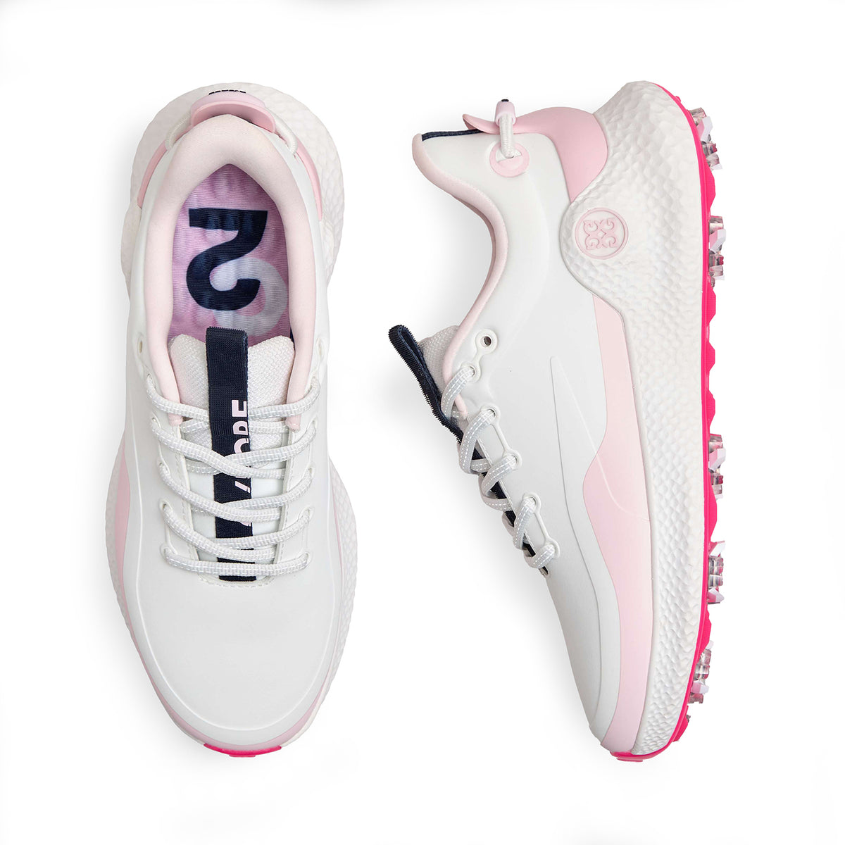G/Vordere MG4+ O2 G/Lock -Golfschuhe - Schnee/Erröten