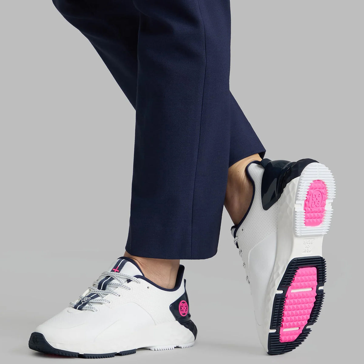 G/Vordere Perforatierte MG4+ Golfschuhe - Schnee/Twilight