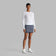 G/vor Frauen Pointelle G Crewneck Golfpullover - Schnee
