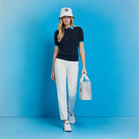 G/vor Frauen Schattenstreck 5 Taschengolf Pant - Kreide weiß
