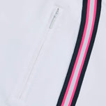 G/Vordere Frauen -Seitenstreifen Stretch Scuba Golf Skort - Schnee