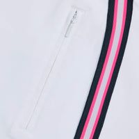 G/Vordere Frauen -Seitenstreifen Stretch Scuba Golf Skort - Schnee