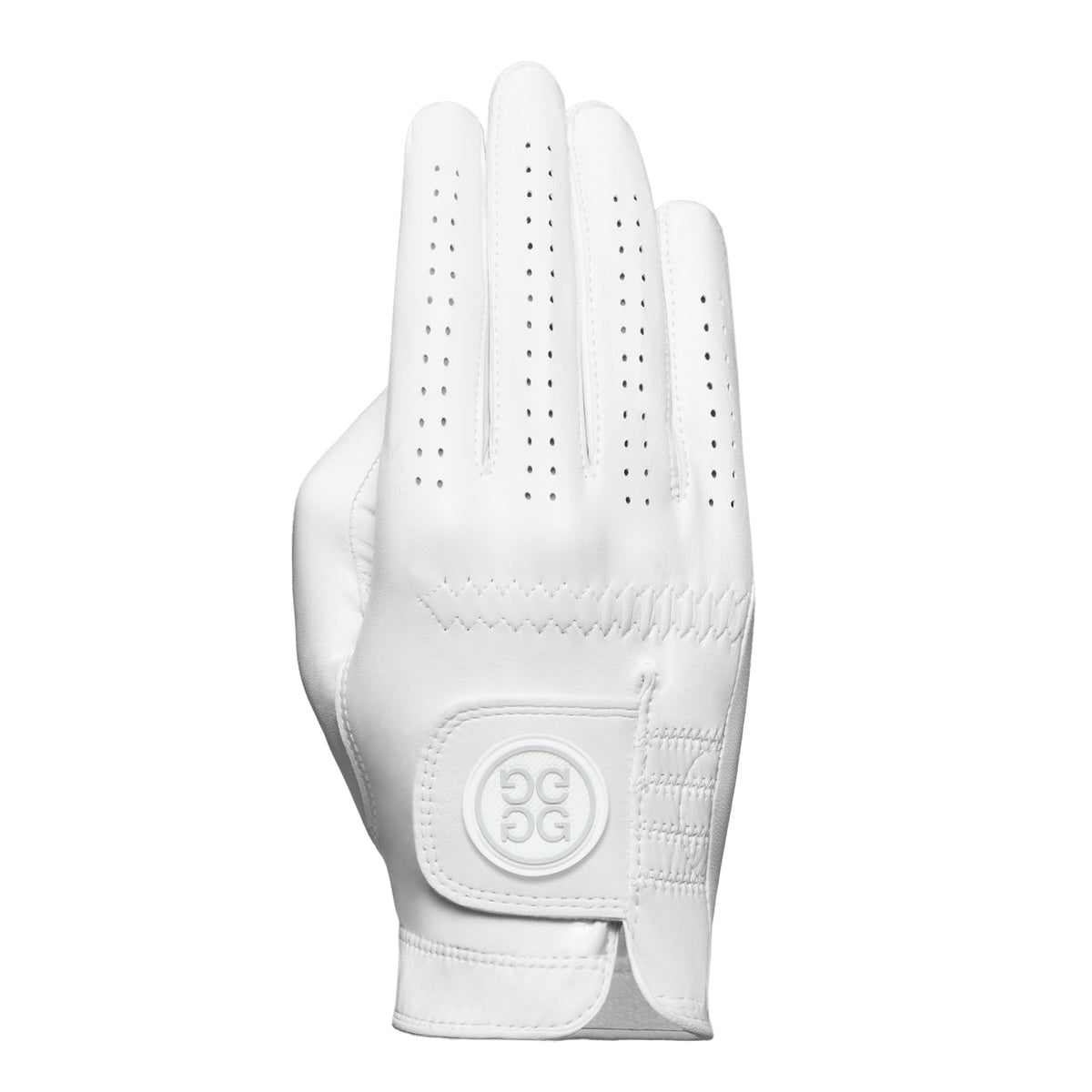 G/Vordere der Signatur der Frauen rechts Golfhandschuh - Schnee