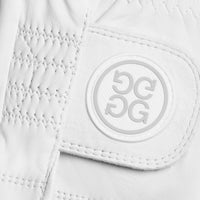 G/Vordere der Signatur der Frauen rechts Golfhandschuh - Schnee