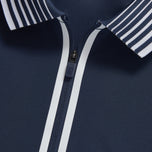 G/Vordere Seides Tech für Frauen 1/4 ZIP Langarm Golf Polo -Hemd - Twilight