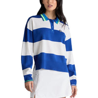 G/Vordere Frauen Happy G's Merion Wool Rugby Pullover - Lissabon