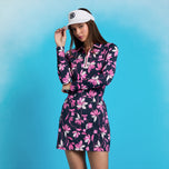 G/Fore Damen Iris Silky Tech Nylon Golfskort – Twilight