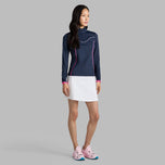 G/Fore Damen-Golfpullover aus Stretch-Nylon mit 1/4-Reißverschluss – Twilight