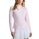 G/Fore Damen-Golfpullover aus seidigem Tech-Nylon mit 1/4-Reißverschluss – Blush