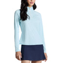 G/Fore Damen-Golfpullover aus seidigem Tech-Nylon mit 1/4-Reißverschluss – Tagesanbruch