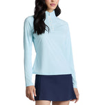 G/Fore Damen-Golfpullover aus seidigem Tech-Nylon mit 1/4-Reißverschluss – Tagesanbruch