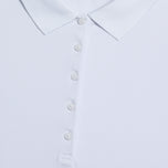 G/Fore Damen-Golfpoloshirt aus geripptem Tech-Nylon – Schnee