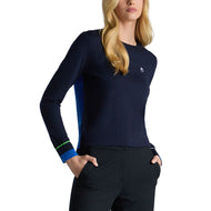 G/Vordere Frauen Happy Gs Merion Wool Golf Sweater - Twilight