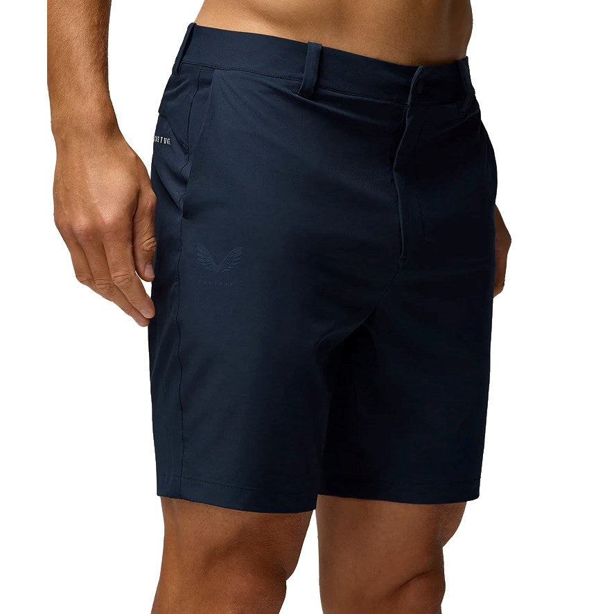 Castore Lightweight Club Golf Shorts - Marine/Weiß