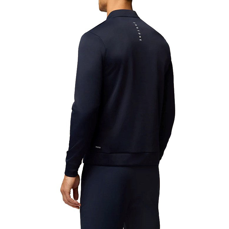 Castore Club Classic Viertel Zip Golf Pullover - Marine/Weiß