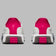 G/vorg.112 Ledergolfschuhe - Framboise