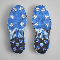 G/Vordere Gallivanter Camo Sohle Leder Golfschuhe - Schnee/Mosaik (Kopie)