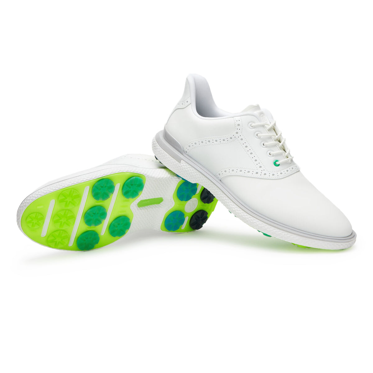 G/ Vordere Gallivan2r Brogue Sattel Golfschuhe - Schnee/ Nimbus