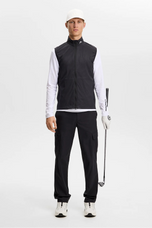 J.Lindeberg Tour Tech Packable Golf Vest - Black