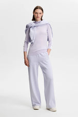 J.Lindeberg Damen Adia gestrickter Golfpullover – Purple Heather