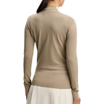 J.Lindeberg Damen Adia gestrickter Golfpullover – Brindle