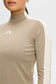 J.Lindeberg Damen Adia gestrickter Golfpullover – Brindle