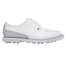 G/Fore Brogue-Smoking-Golfschuhe aus Leder – Schnee/Nimbus