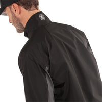 Galvin Green Air wasserdichte Kurzarm Golfjacke - Schwarz/Schmiedete Eisen