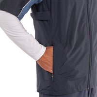 Galvin Green Air wasserdichte Kurzarm Golfjacke - Marine/Mondlicht Blau