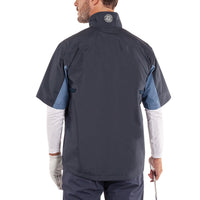 Galvin Green Air wasserdichte Kurzarm Golfjacke - Marine/Mondlicht Blau