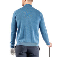 Galvin Green Chester Merino 1/4 Golfpullover - Blue Melange